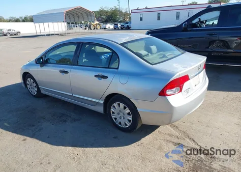 2010 Honda Civic Vp z USA, uszkodzony, nr VIN 2HGFA1F39AH504186